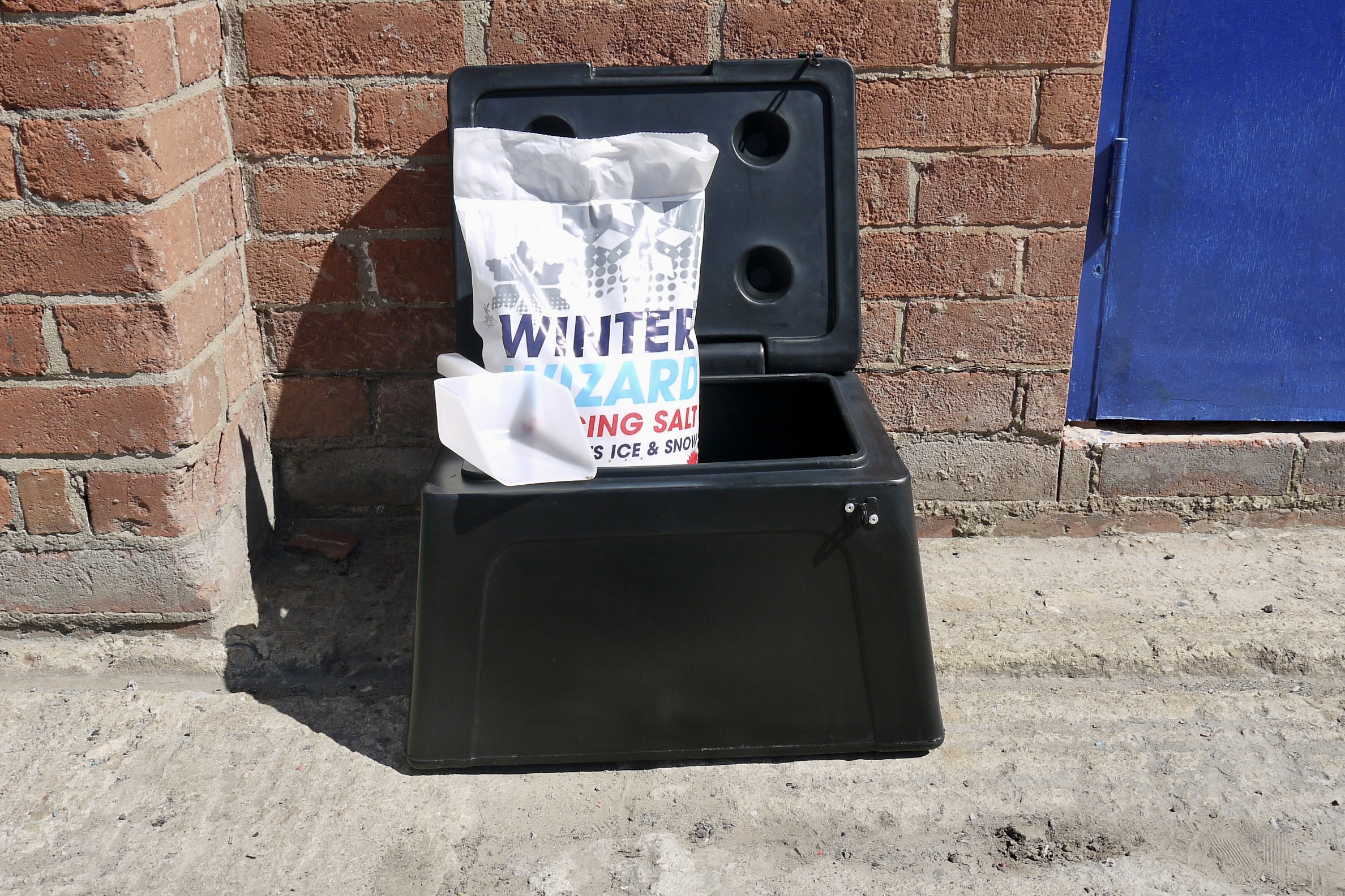30L Recycled Mini Grit Bin, Salt Bag Option
