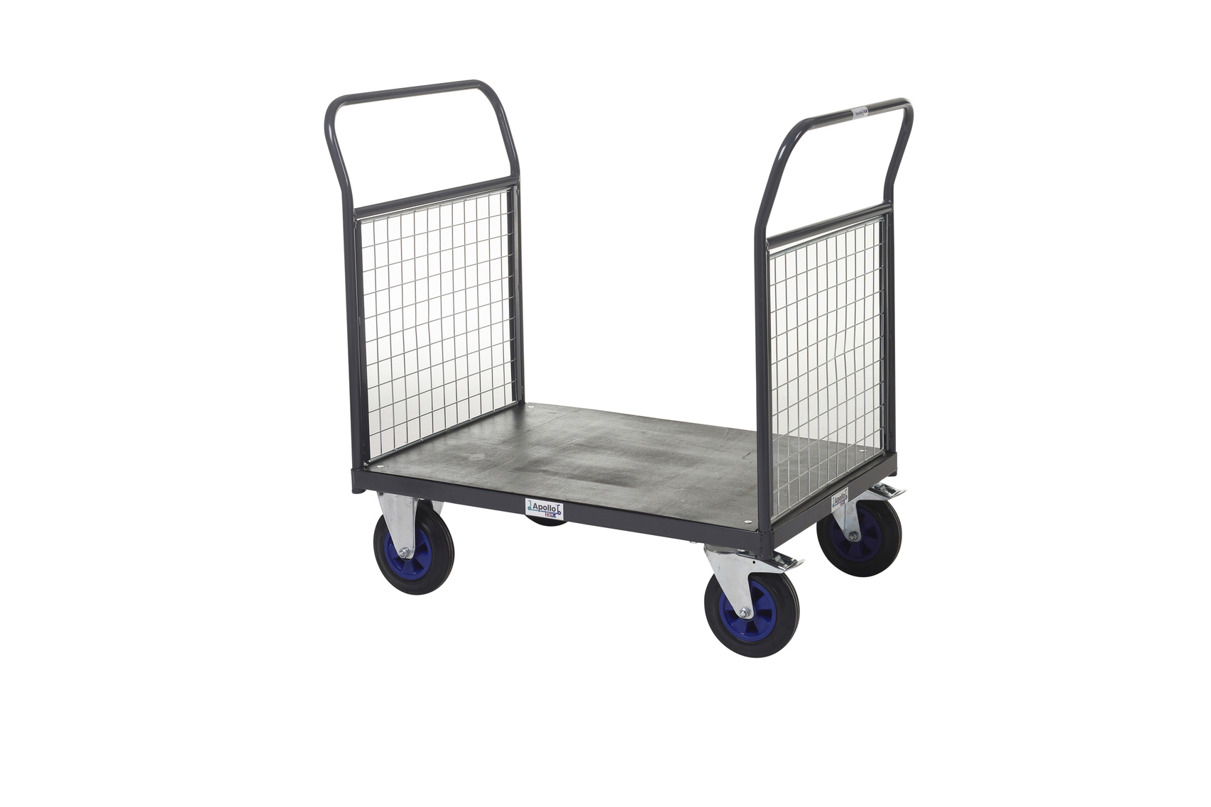 Apollo UK Heavy Duty Platform Trucks with Zinc Plated Mesh Sides & Ends