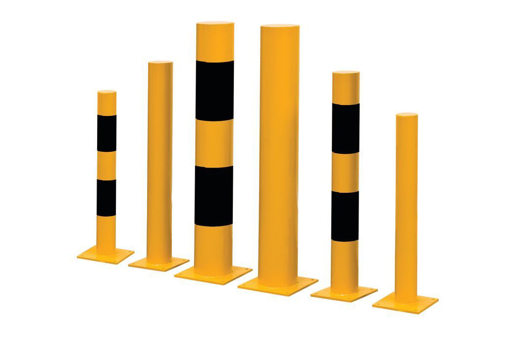 Bollards Industrial (90-170mm DIA) 760-1100mm height - Workshop posts designed to protect