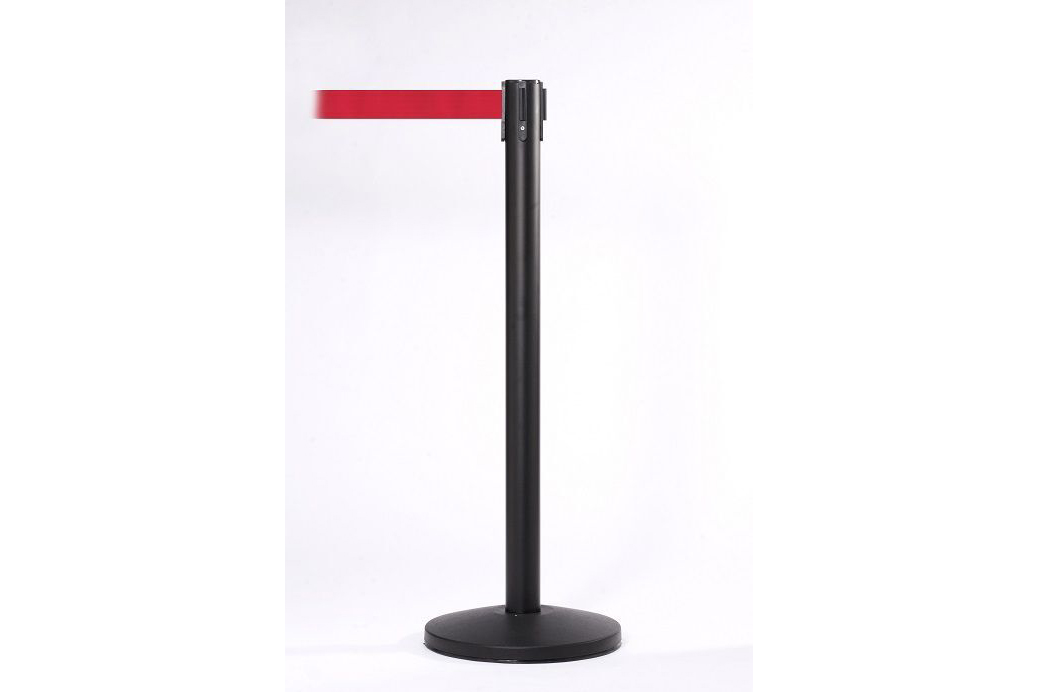Retractable Belt Barrier with 3.4m belt. Functional Affordable Solution. Choice of different belts available.