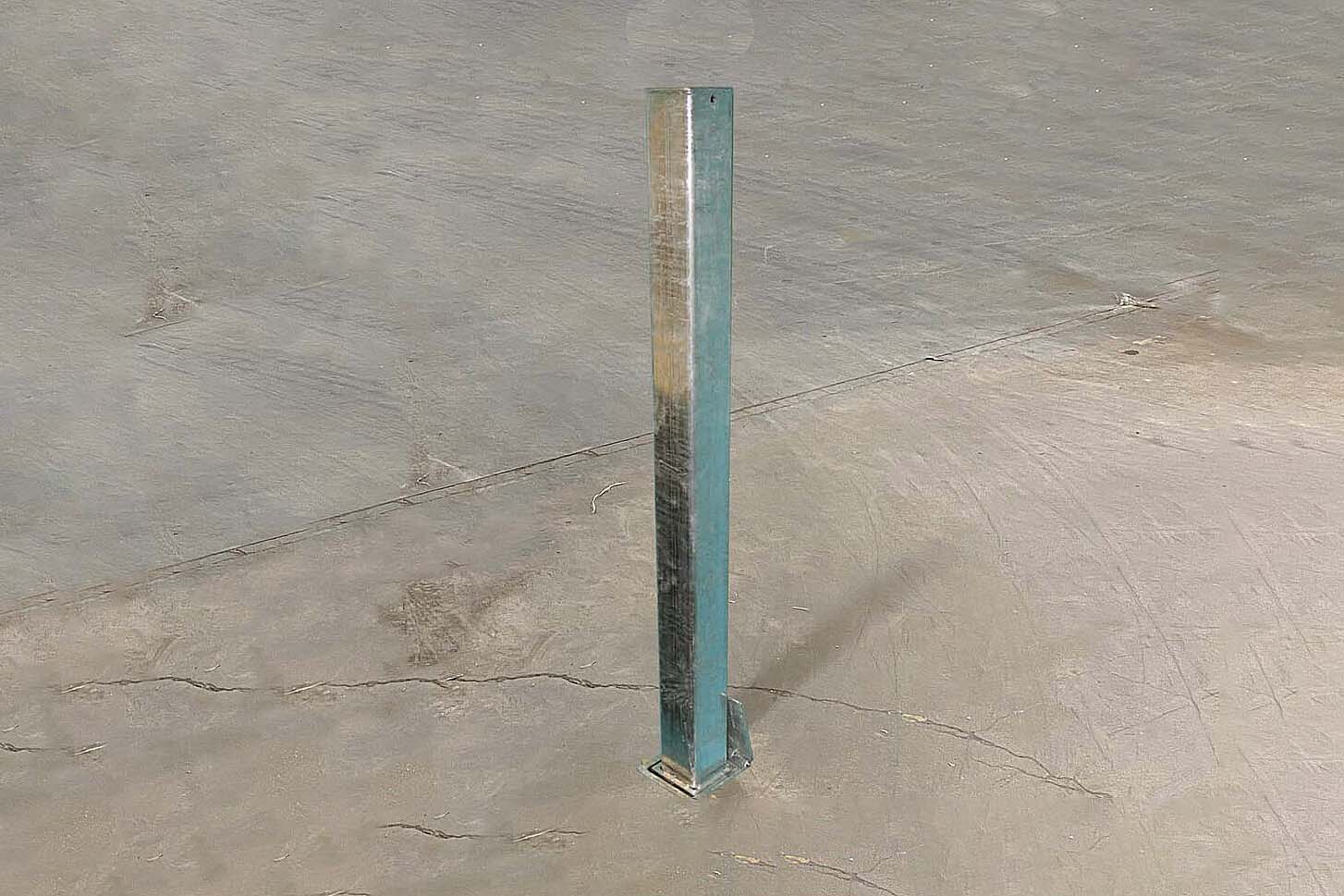 Removable Bollards: H750mm DIA 50-150mm SQ, Galvanised And Durable Welded Flat Caps With Powder Coating Colours