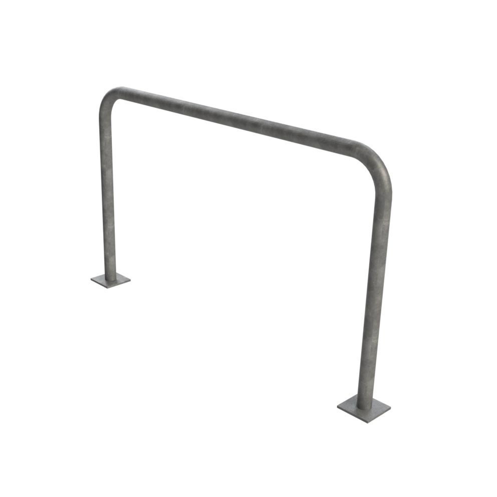 Hoop Perimeter Barriers (60 & 76 Dia) - Fixed, ideal for pedestrian and traffic route delineation, garage and dealership forecourts.
