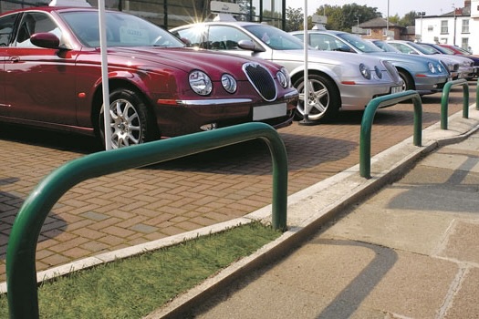 Hoop Barriers (L 1400mm) Rhino RB Fixed or RDB Removable (Dia 60&76mm) in Galvanised & Colour choice
