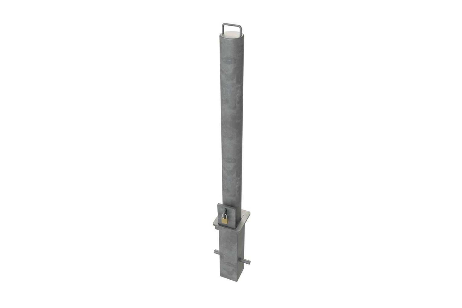 Bollard (80mm Square or 90mm DIA) 900mm above ground - For where you can't dig down for a telescopic post