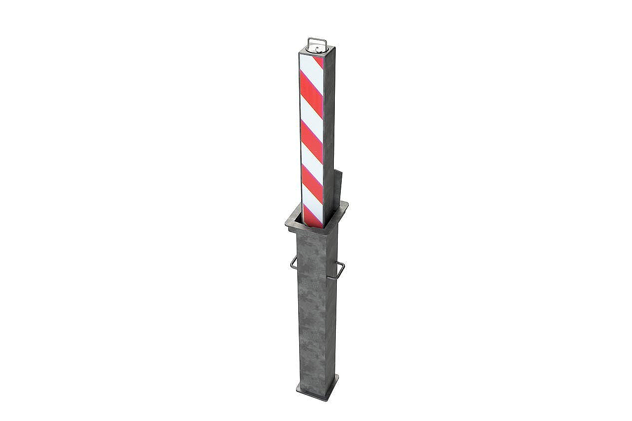 Telescopic Security Post - Heavy Duty Commercial Reinforced Square or Round