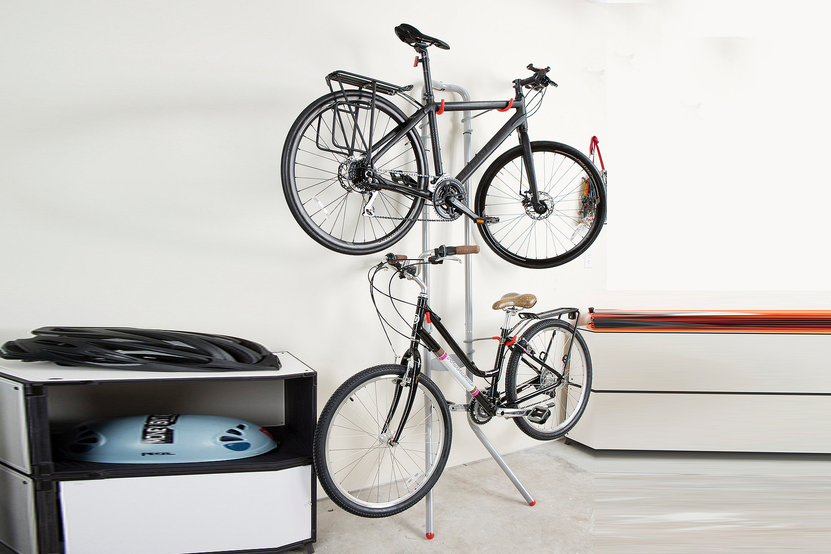 Bike Stand (2 Bike)-Easy installation as leans against wall