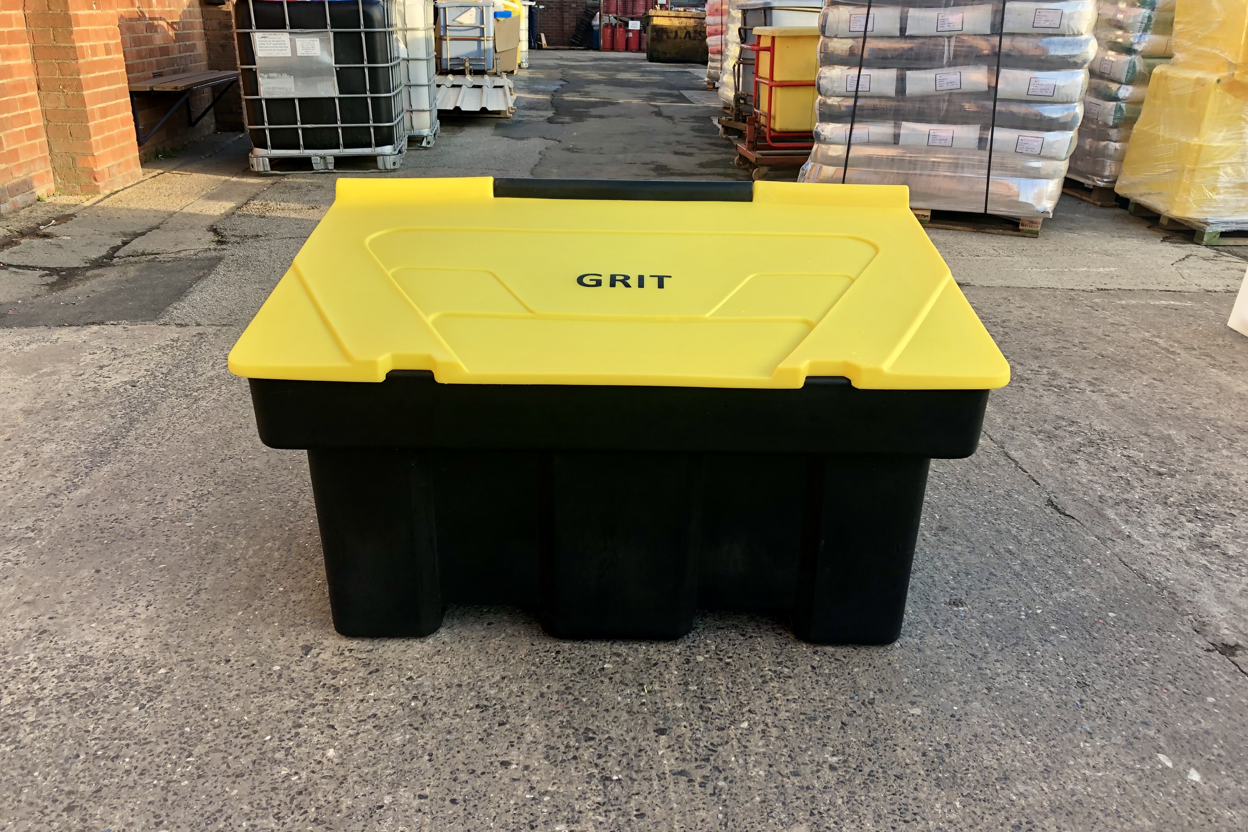 Grit Bin Extra Large 350 Litre Plastic - 
Great for Car Parks - With ECO Recycled Options