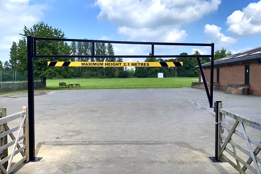 Height Restrictor Barrier. Heavy-Duty for the prevention of access to unauthorised areas. Easy Low-Level Locking