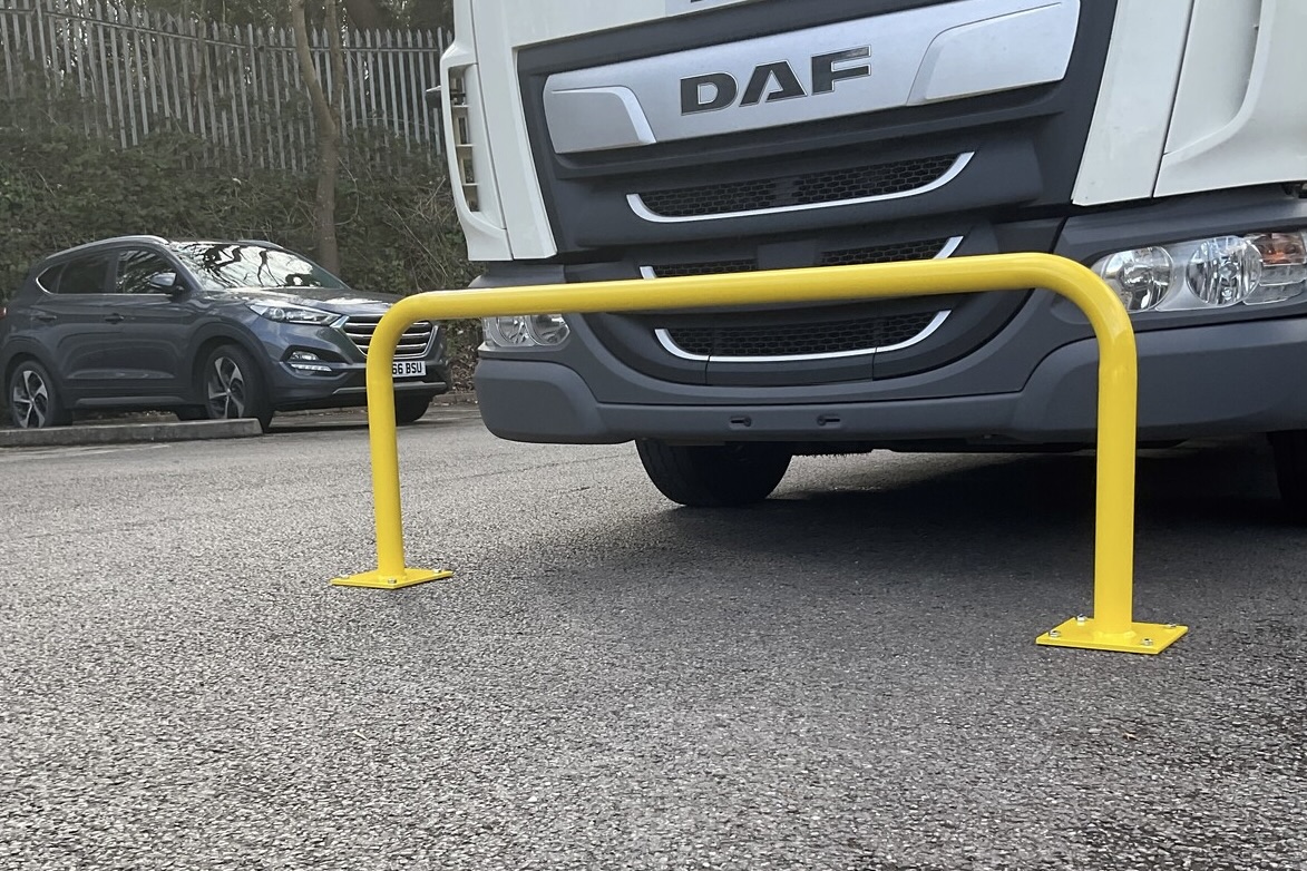 Hooped Steel Barrier - (60mm Diameter 1750 wide) - Galvanised or Colour Finishes for Effective Protection