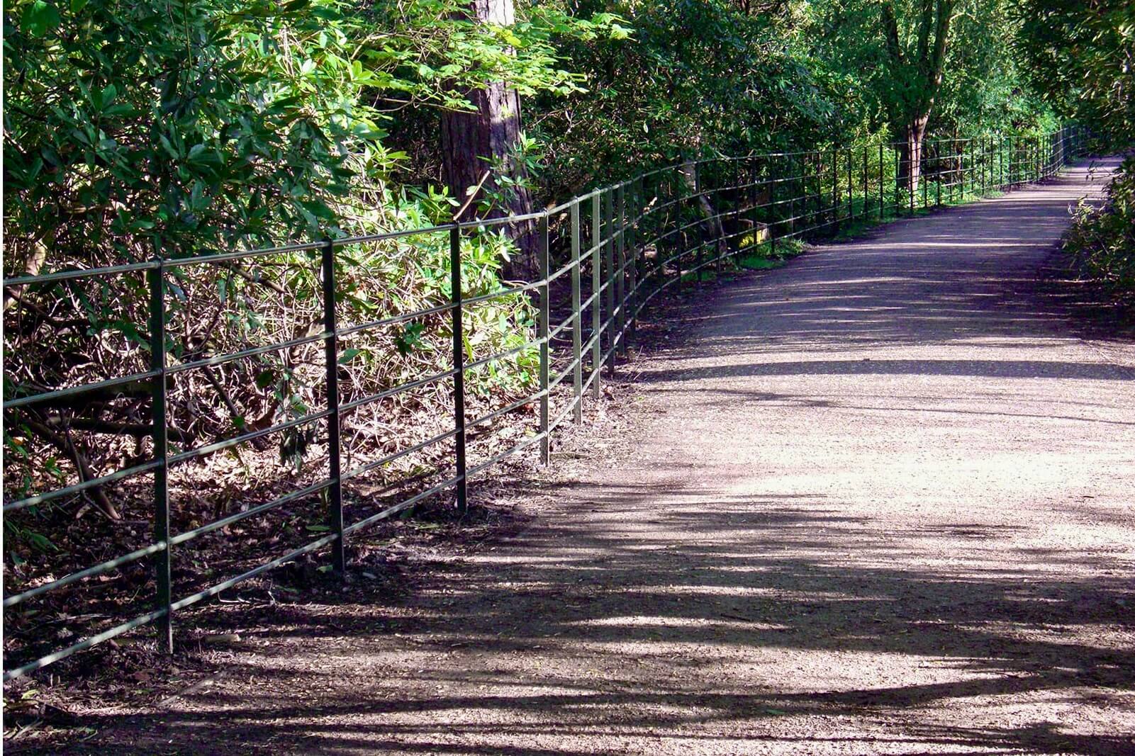 Traditional Metal Estate Fencing Solution | Galvanised (Powder Coating Available)