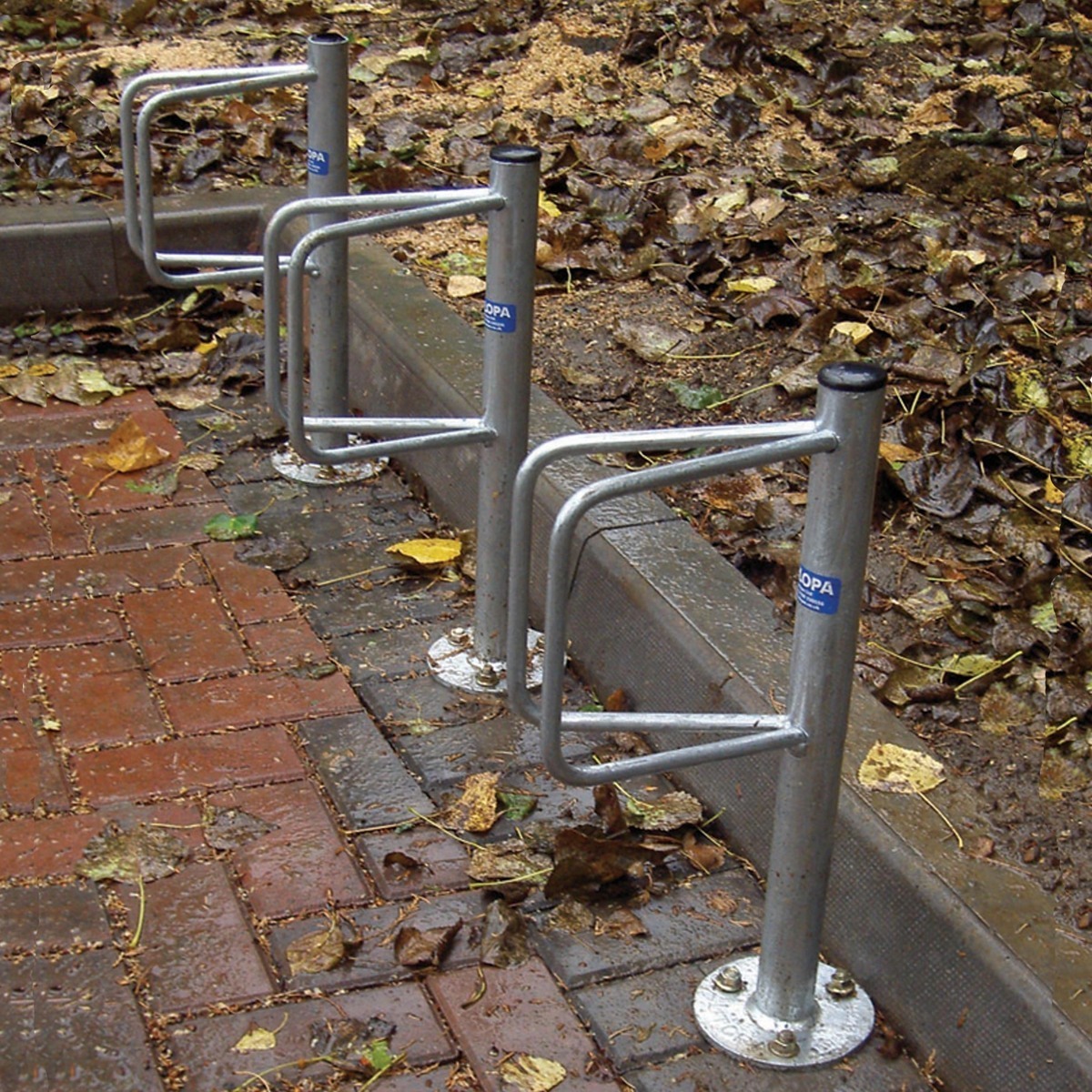 Bicycle Stand Floor Mounted - For 1 or 2 Bikes
V Shape Style for Wheel Alignment - Galvanised