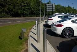 Bollards Stainless Steel Mitred Cap - 900mm above ground