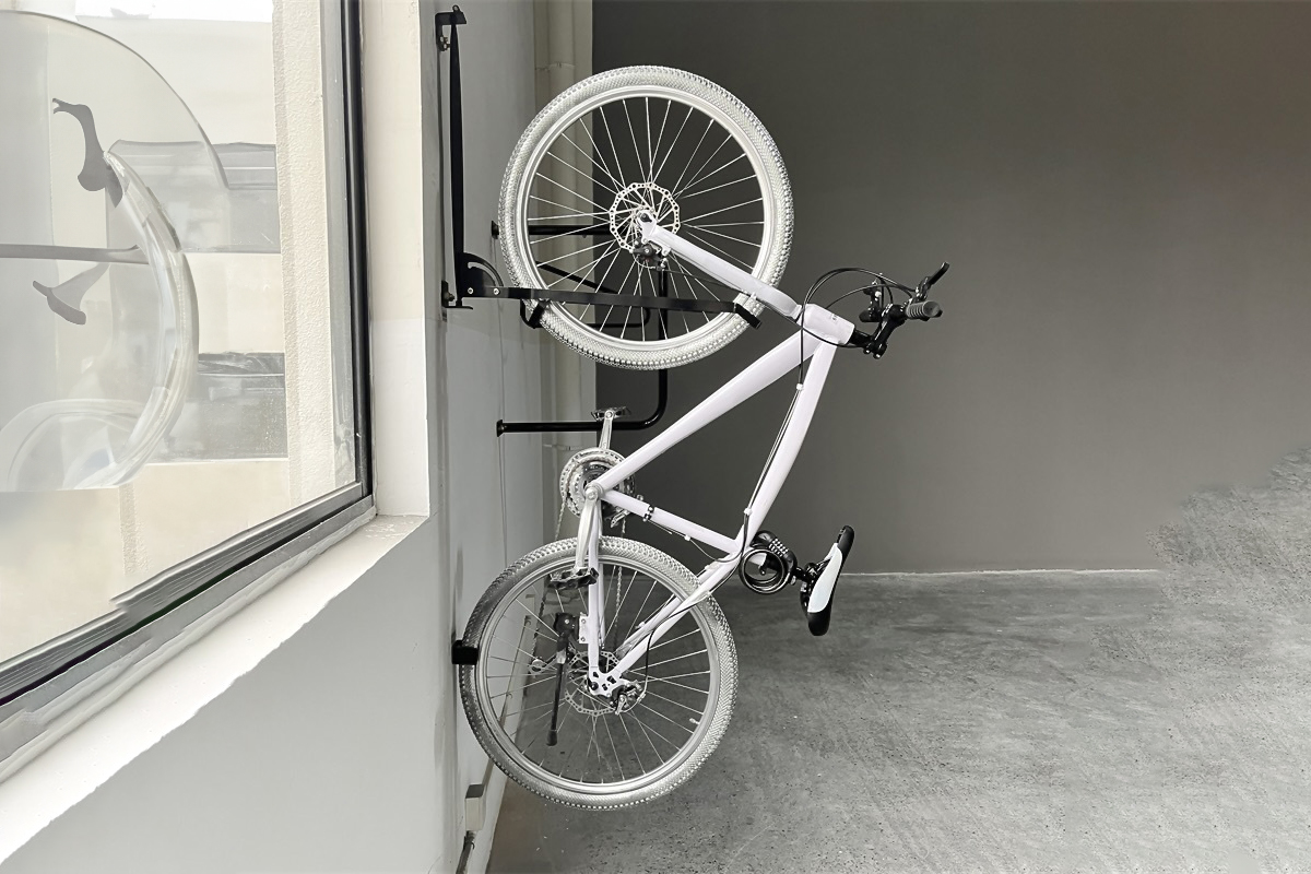 Bike Stand Swing Wall Mounted - Very Space Efficient