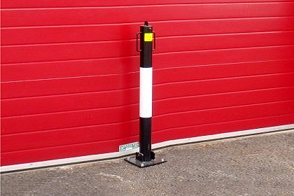 Bollard Heavy Weight Fold Down with Handles for ease of use. Great for Roller shutter doors & Parking spaces
