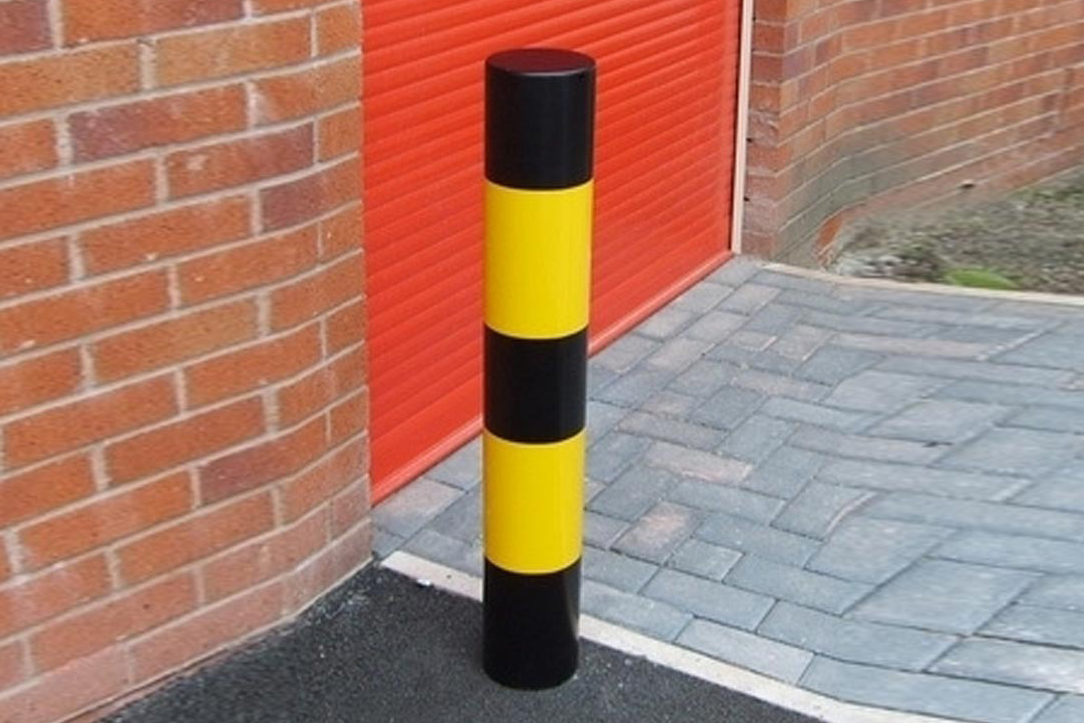 Bollard Wider & Taller Steel (168mm DIA) 1200mm above ground. Highly recommended - Galvanised
