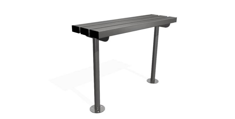 Perch 'Triton' Bench in Steel - Robust & Durability