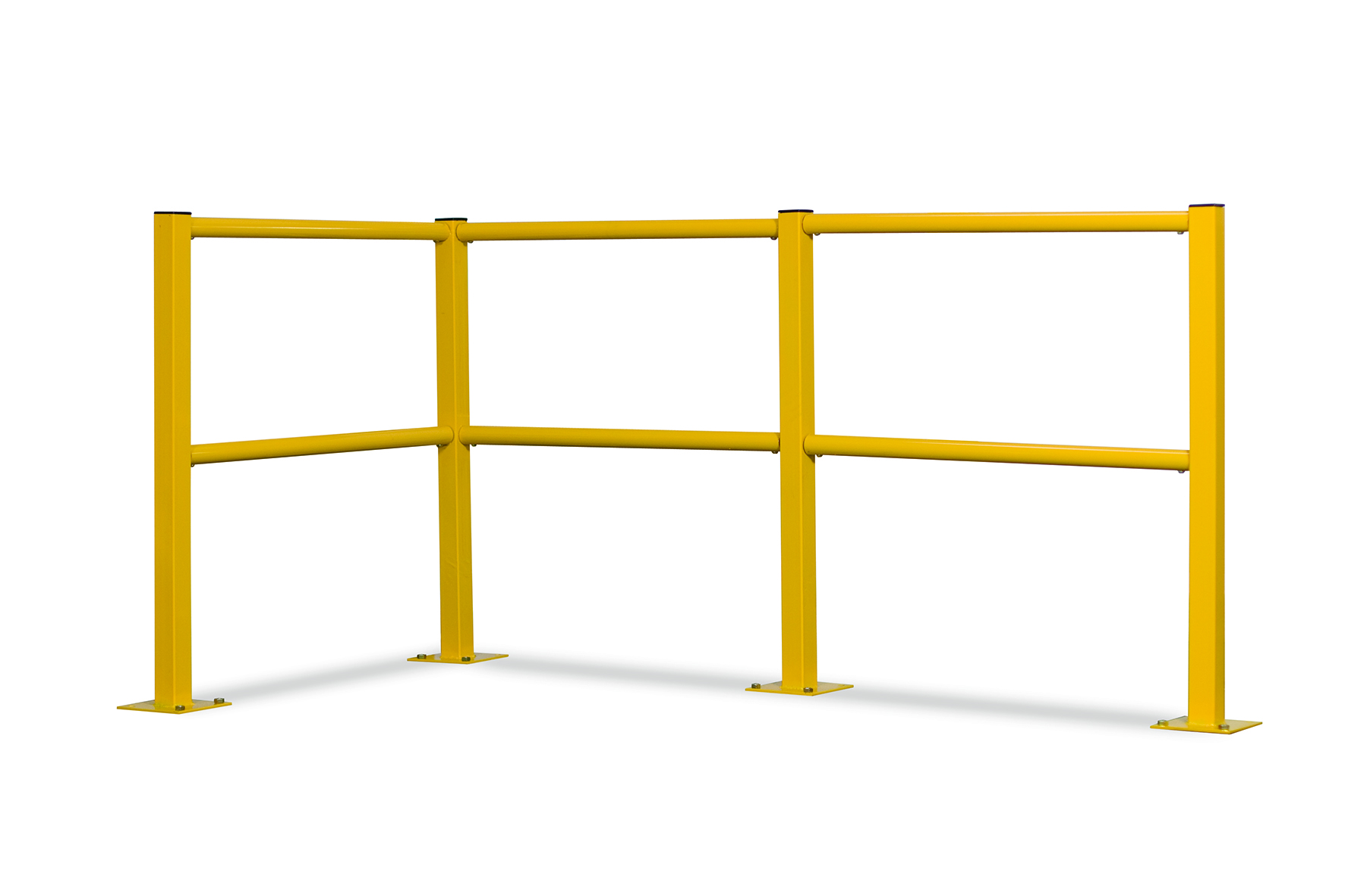 Modular Hi-Vis Yellow Safety Barriers: 500 H900mm Height
Rails 38.1mm diameter (Various Lengths) & Posts 50mm SQ