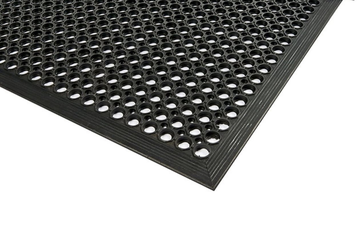 Anti-Fatigue and Anti-Slip Heavy Duty in 75% Resistant Nitrile Black - Ulti Mat Greaseproof