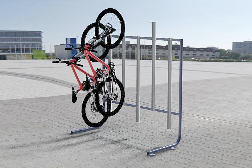 Vertical Bike Rack for restricted places