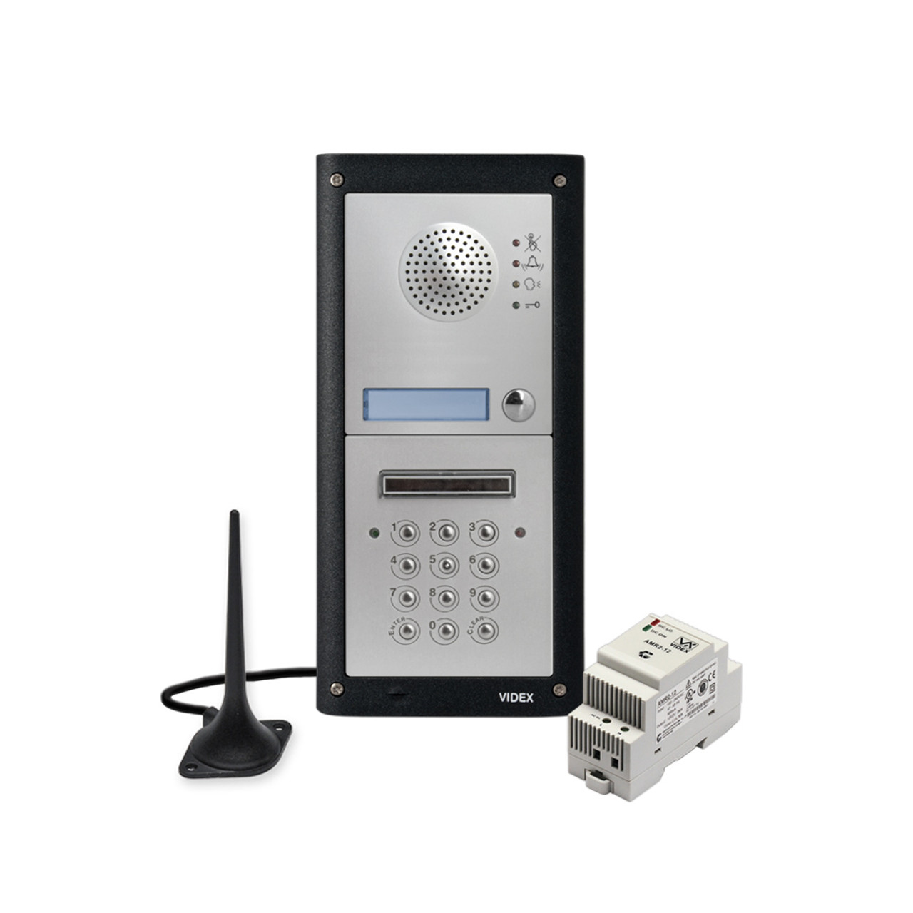 GSM Intercom by Videx - 1 Button, Surface Mounted with Keypad and Proximity Reader