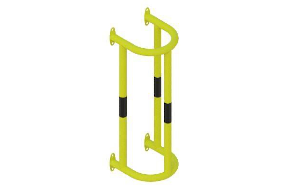 Wall Mounted Vertical Pipe Protectors - Internal/External Use