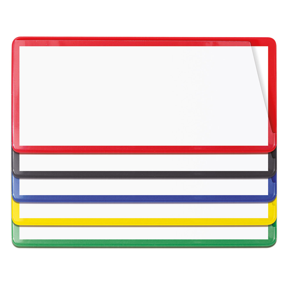 Magnetic Ticket Pouches - 40mm x 120mm - Pack of 100 - Choice of 5 Colours