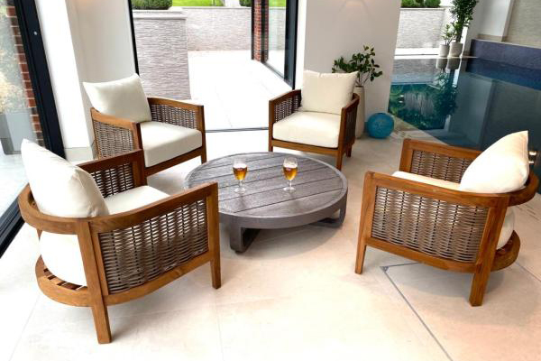 Garden Furniture Consisting of 5 pcs. 4 chairs & 1 table: Prince Sofa Set