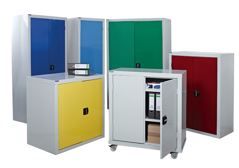 Cupboards for Workplace - Floor standing, wall mounted or mobile cupboards.